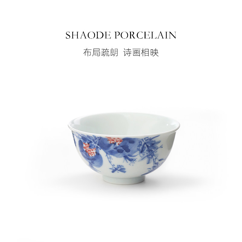 Hand-painted teaware product detail
