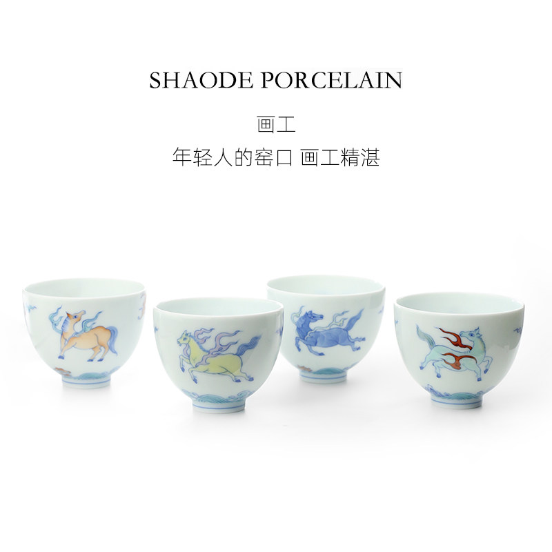 Hand-painted teaware product detail