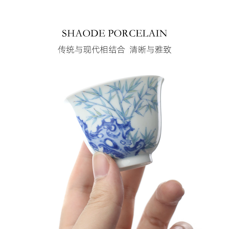 Hand-painted teaware product detail
