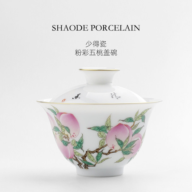 Hand-painted teaware product detail