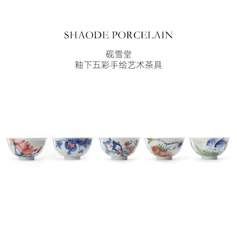 Hand-painted teaware product detail