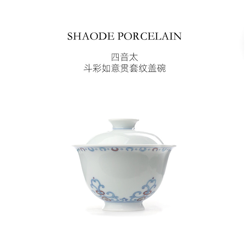 Hand-painted teaware product detail