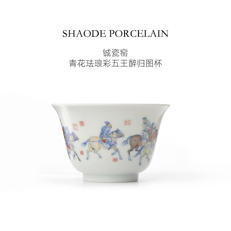 Hand-painted teaware product detail