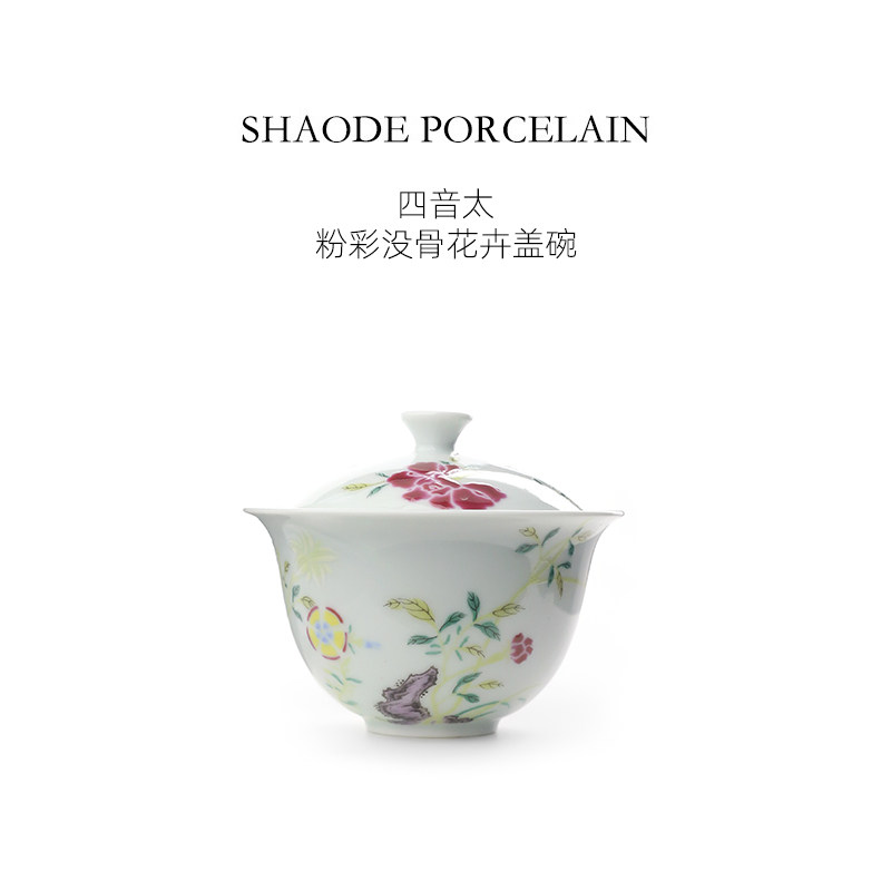 Hand-painted teaware product detail