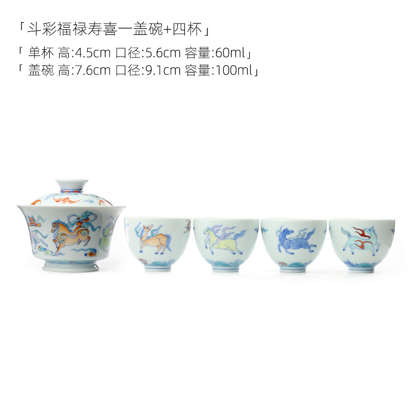 Hand-painted teaware product detail