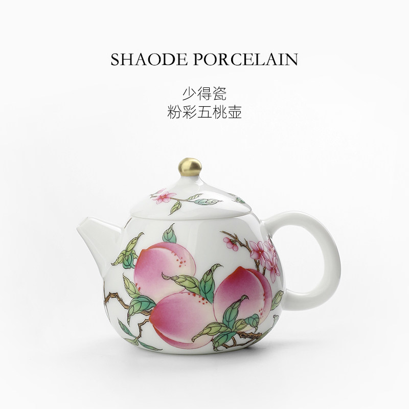 Hand-painted teaware product detail