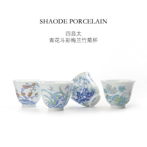 Hand-painted teaware product detail