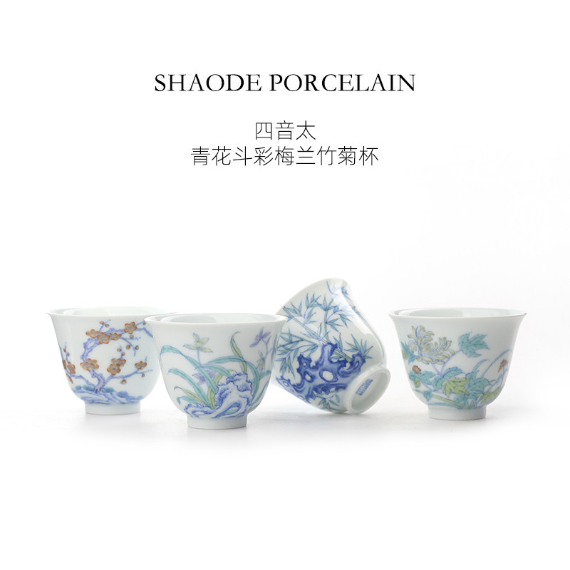 Hand-painted teaware product detail