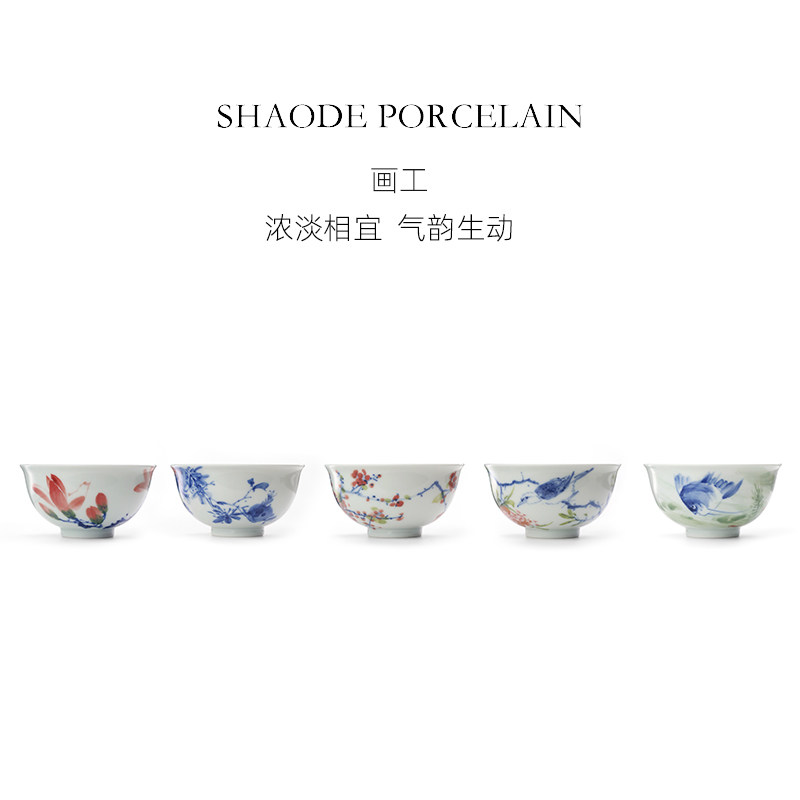 Hand-painted teaware product detail