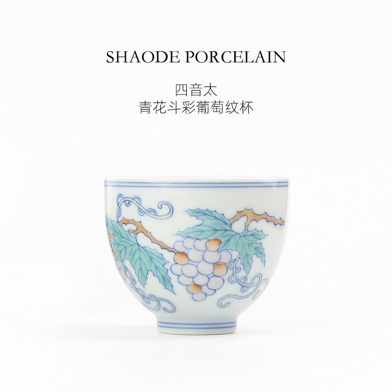 Hand-painted teaware product detail